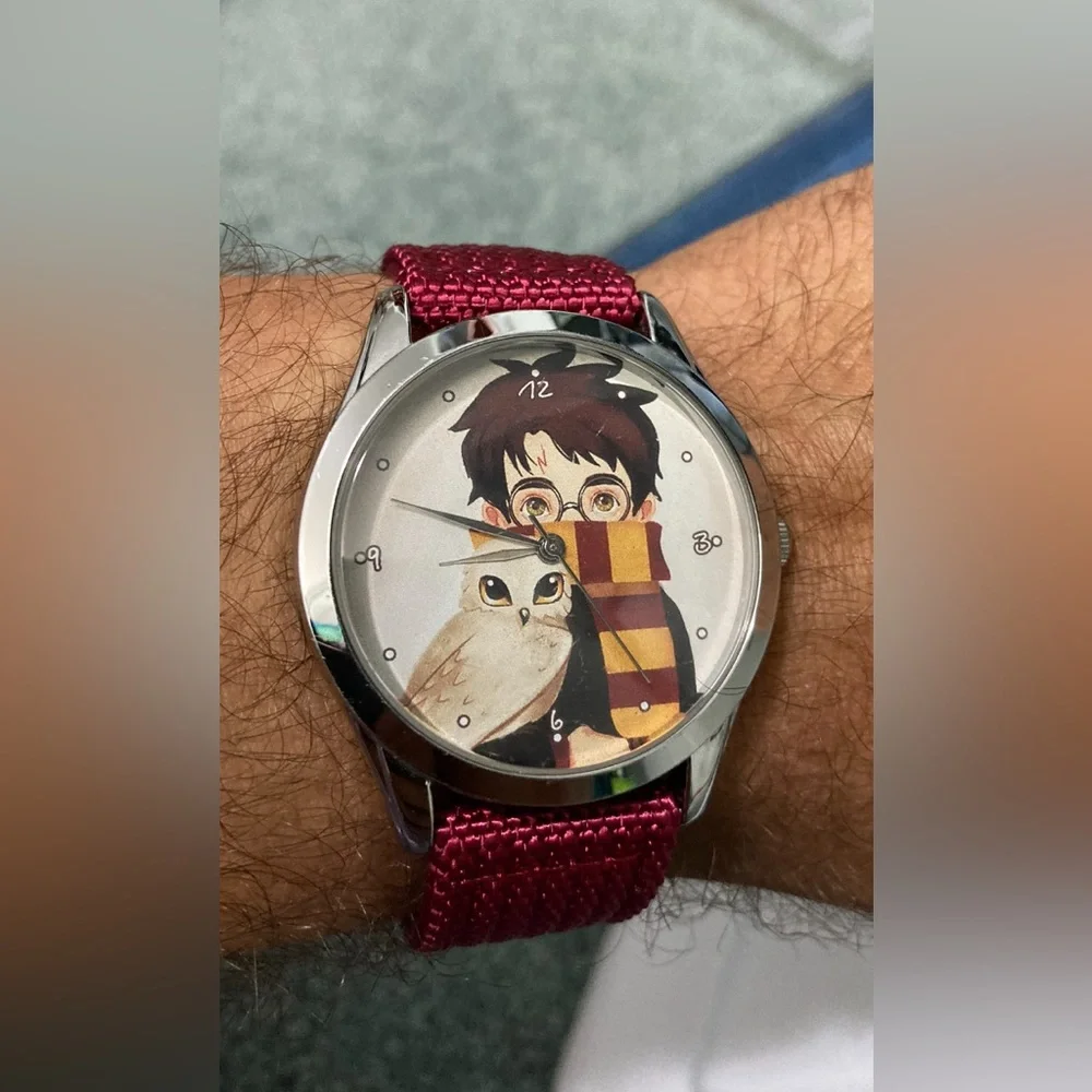 Harry Potter Hedwig quartz watch, new cloth strap, new battery